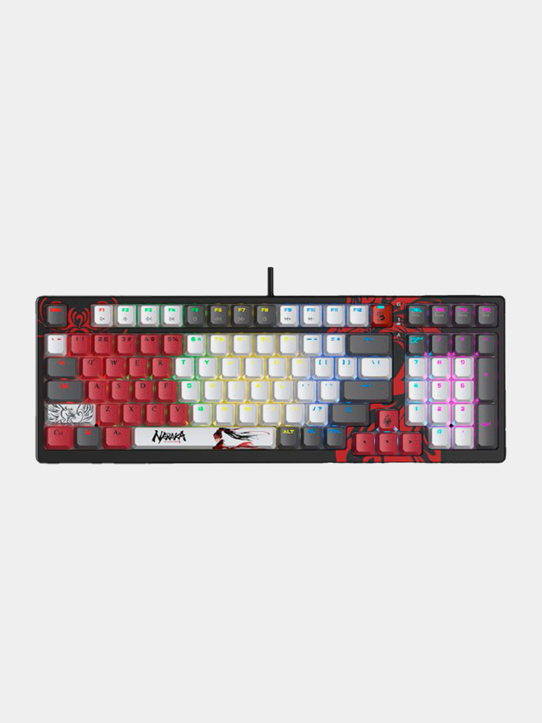 Механическая клавиатура A4tech S98 Naraka Bloody, 98 клавиш купить по ...