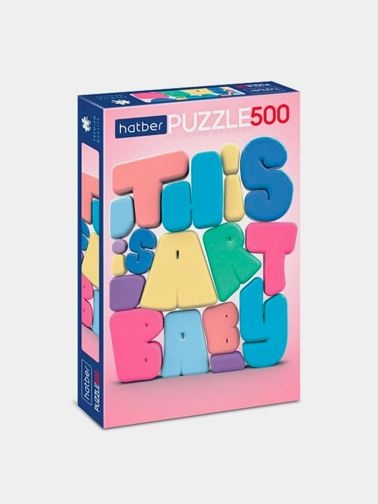 Пазл Hatber Premium "#Цитата Дня", А2ф, 330 * 480 мм, 500 элементов