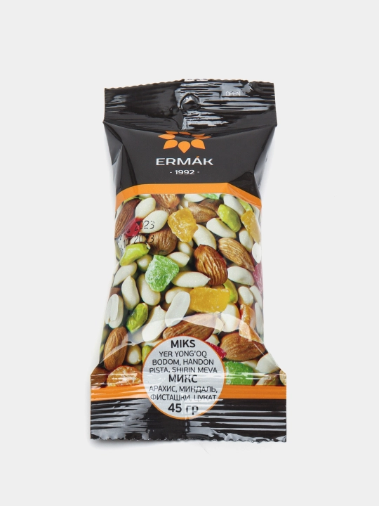 Mevali yong'oqlar Ermak, aralash, 45 g - 