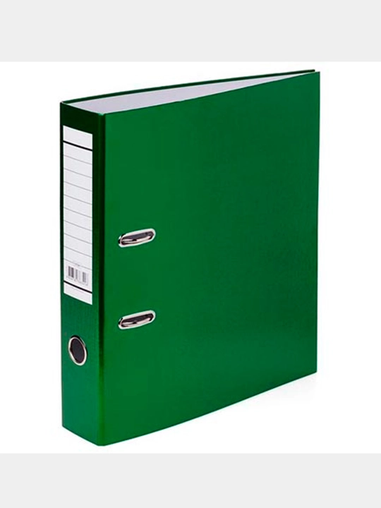 Papka-registrator A4, Hatber Metallic, Yashil
