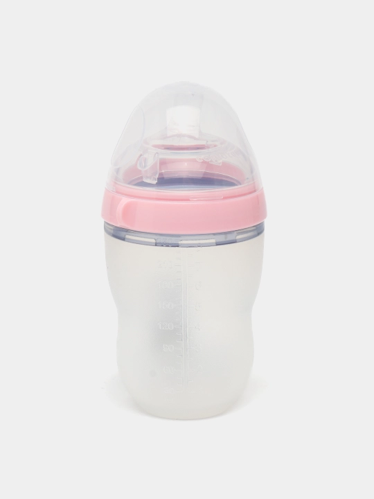 Suv idishi kolikaga qarshi Comotomo, pushti, 3 oy+, 250 ml