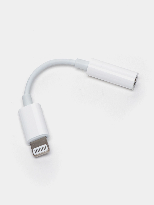 Apple Lightning to jack adapter 3.5 mm dan Lightning qurilmalariga - 