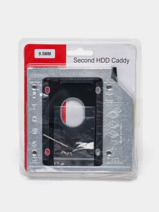 Salazka adapter noutbuk uchun DVD 9,5 mm o'rniga SSD/HDD caddy uchun optibay