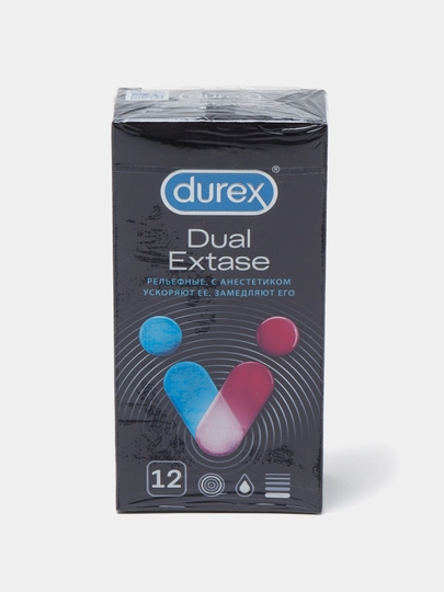 Презервативы Durex Dual Extase, 12 шт — PROCTER-P02C0B1