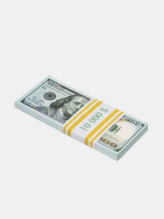Сувенирные купюры 100 и 50 $ для изготовления украшений и цветов, дарения в подарок