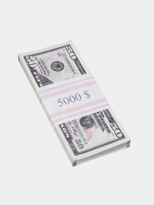 Сувенирные купюры 100 и 50 $ для изготовления украшений и цветов, дарения в подарок