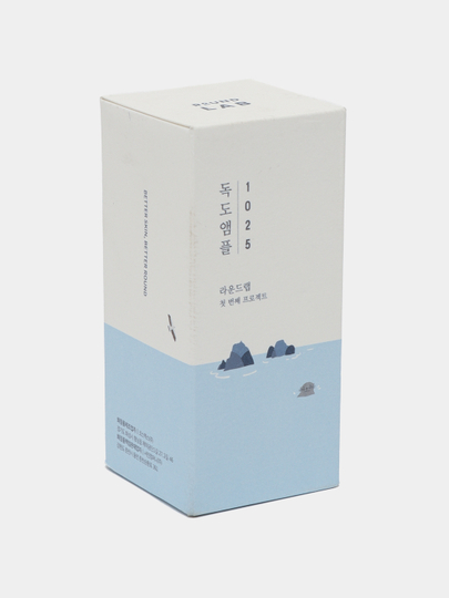 Dengiz suvi bilan gidrlashtiruvchi ampula zaedob Round Lab 1025 Dokdo Ampoule, 45 g