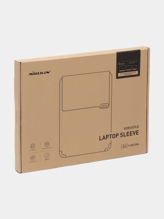 Чехол для ноутбука универсальный Nillkin Black Laptop Sleeve 14" дюймов из экокожи