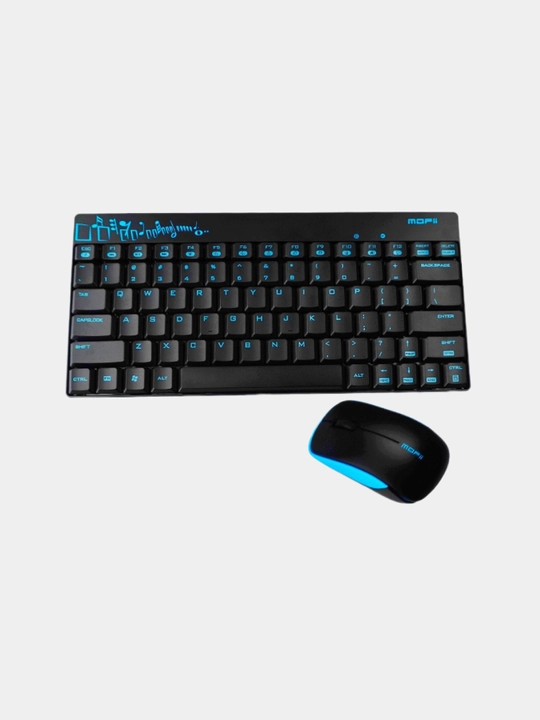 Simsiz klaviatura, sichqoncha Combo Office klaviatura sichqoncha to'plami Mofii X210 2.4G, oq
