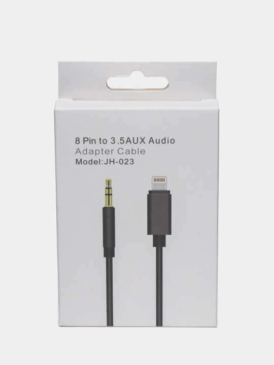 Lightning to Aux kabeli, Apple iPhone uchun, 3.5 mm