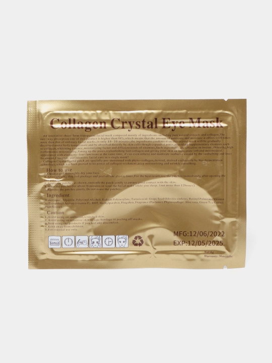 Патчи коллагеновые для глаз Collagen Crystal Eye Mask, гидрогелиевые