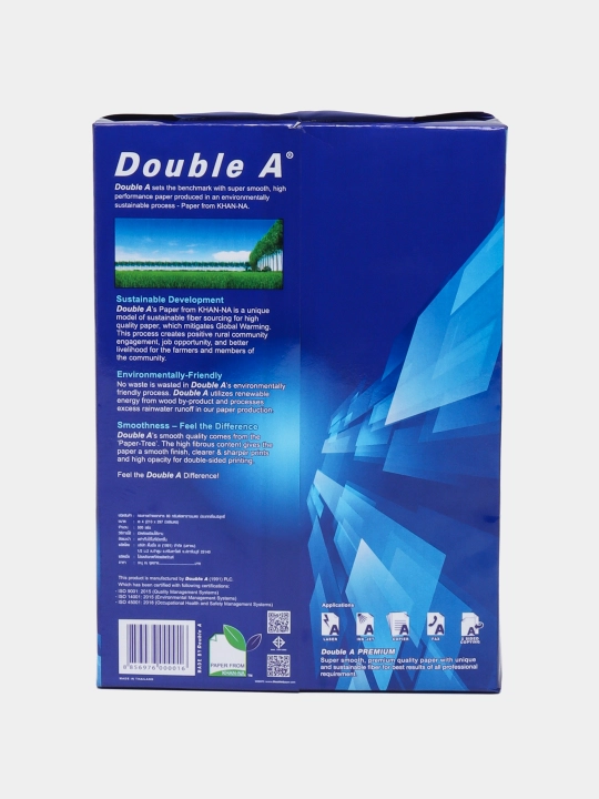 Ofis qog'ozi Double А, А4f, 80 gr, 500 varaq MR001135