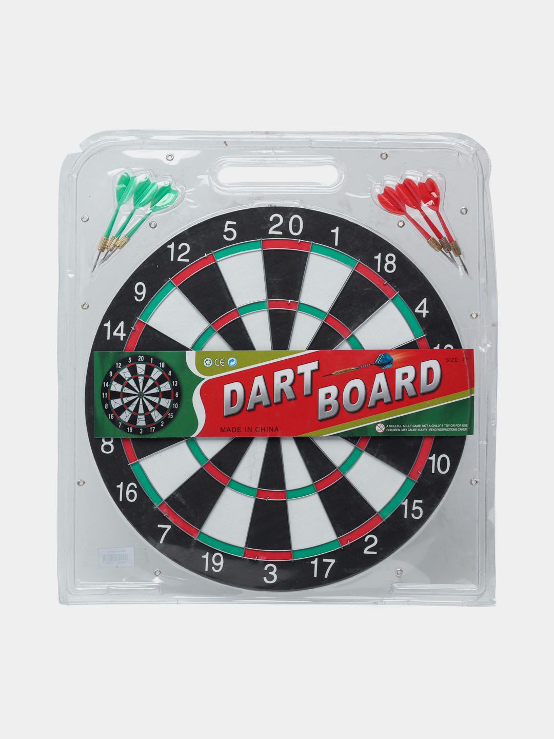 Дартс двухсторонний, 6 дротиков, игра на точность с мишенью и дротиками  Dart Board, 40 см купить по низким ценам в интернет-магазине Uzum (375567)