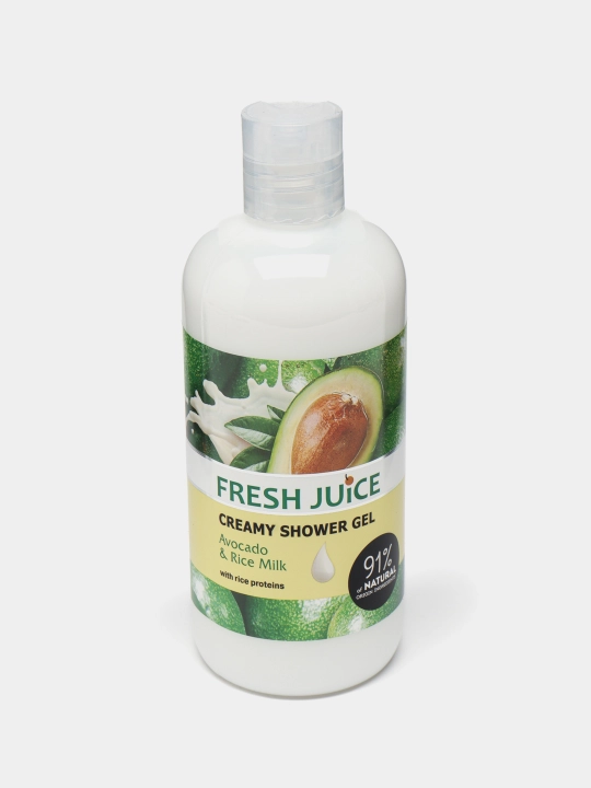 Kremli dush jeli, Fresh Juice, avakado va guruch suti, 500