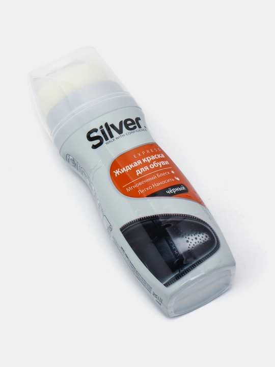 Poyabzal uchun krem-boyog' Silver, qora, 75ml - 