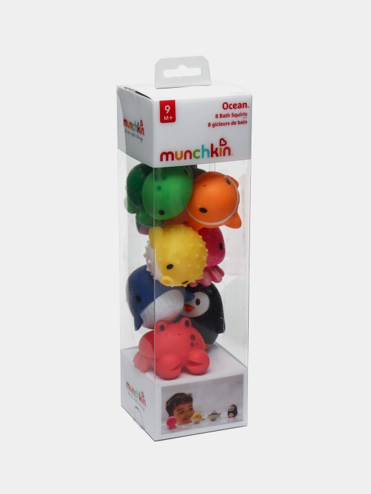 Hammom o'yinchoqlari Dengiz hayvonlari, Munchkin, 8 dona