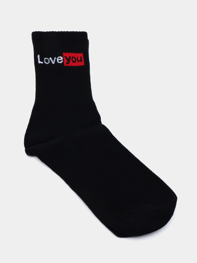 Носки Love you, черные  - 