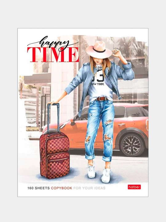 Daftar Hatber Happy Time, matli laminatsiya A5f, 160 varaq