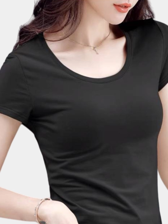 Ayollar futbolkasi yuqori navli paxta George Tommy l Gf84433