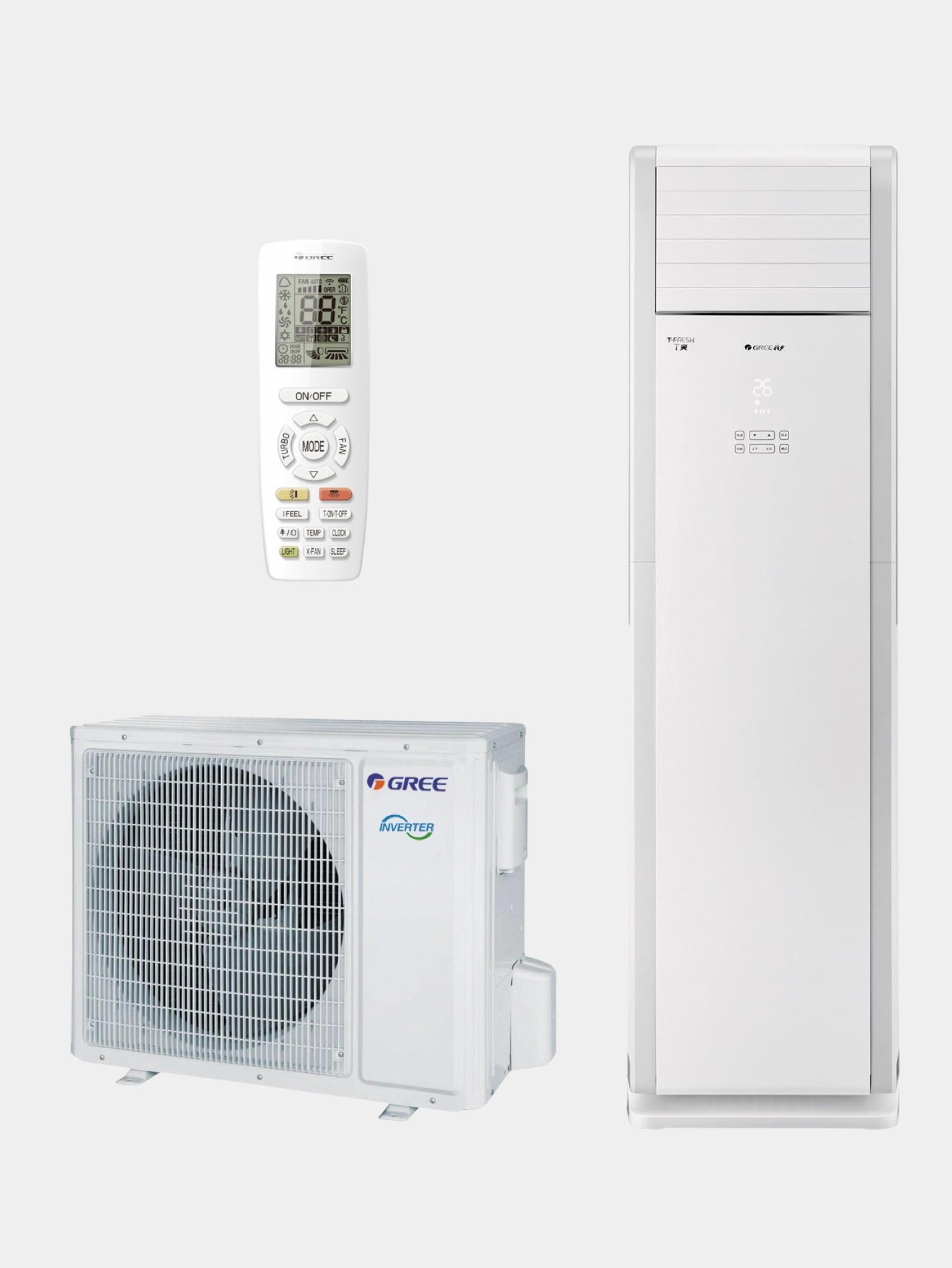 Купить Кондиционер Gree GVA24AL-K3NNC7A Fresh за 0 сум с бесплатной ...