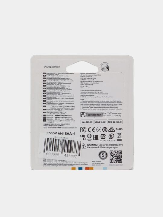 Fleshli disk Apacer 32GB USB 3.1 AH15A AP32GAH15AA-1