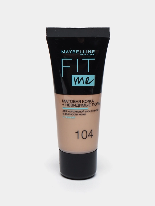 Тональный крем Maybelline New York Fit Me, оттенок 104 Ванильно-Бежевый, 30 мл - 