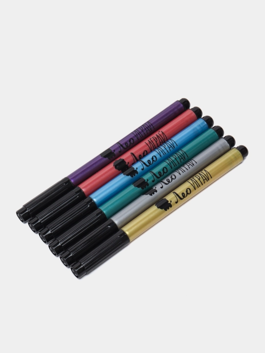 Markerlar to'plami Metallic, 6 ta rang LMS-01 - 