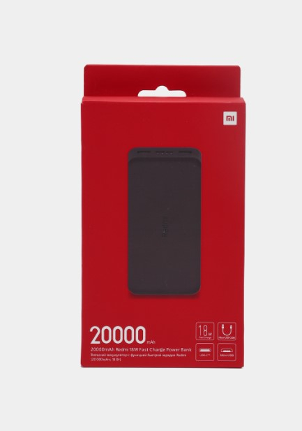 Купить Внешний аккумулятор Xiaomi Redmi Power Bank, 20000 за 256000 сум ...