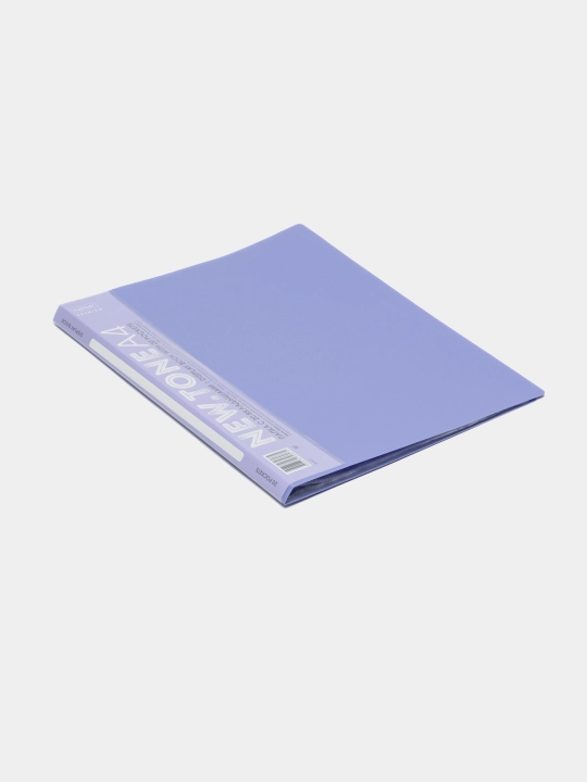 Plastik papka Premium Line Hatber, 20 qo'shimchalar A4 14 mm 600 mikron, lavanta rangi