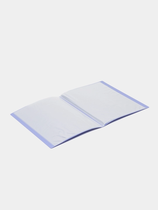 Plastik papka Premium Line Hatber, 20 qo'shimchalar A4 14 mm 600 mikron, lavanta rangi