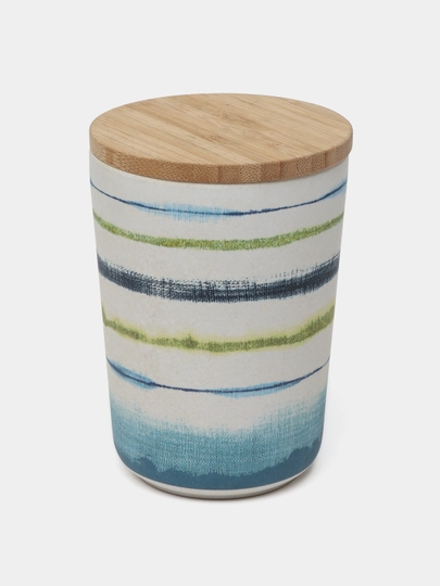 Банка для сыпучих продуктов "BamBoo Fibre Products", 15 * 10.5 см — ROSEH-BB10023-БЕЛЫЙ