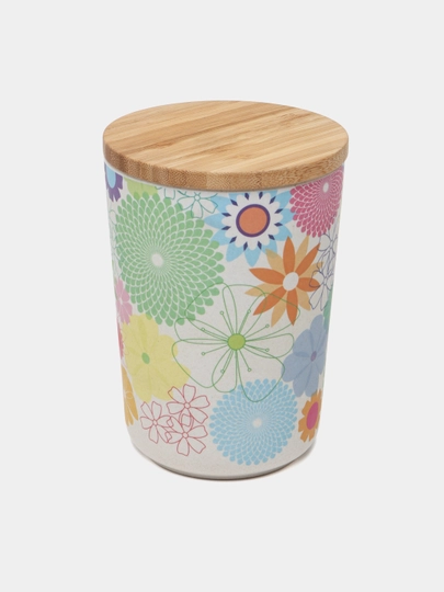 Банка для сыпучих продуктов "BamBoo Fibre Products" 15 * 10.5 см — ROSEH-BB10024