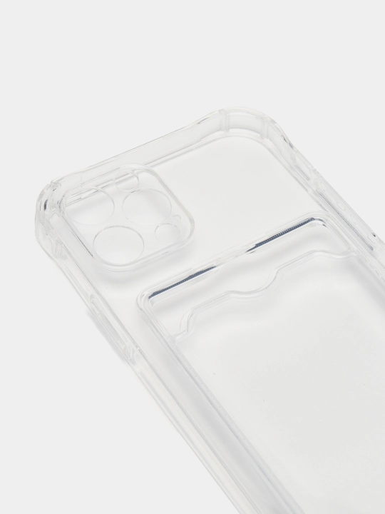 G'ilof iPhone 13/12/11 Pro/Pro Max uchun, silikon kamerani himoyasi bilan