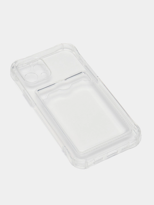 G'ilof iPhone 13/12/11 Pro/Pro Max uchun, silikon kamerani himoyasi bilan