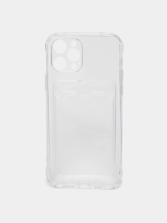 G'ilof iPhone 13/12/11 Pro/Pro Max uchun, silikon kamerani himoyasi bilan - 