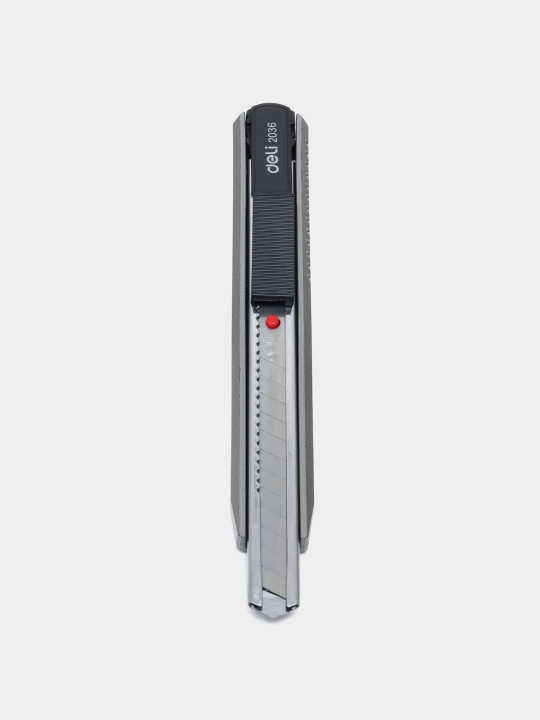 Kantselyariya pichog'i Deli E2036, metall, 80 * 9 * 0.4 mm q0000004202