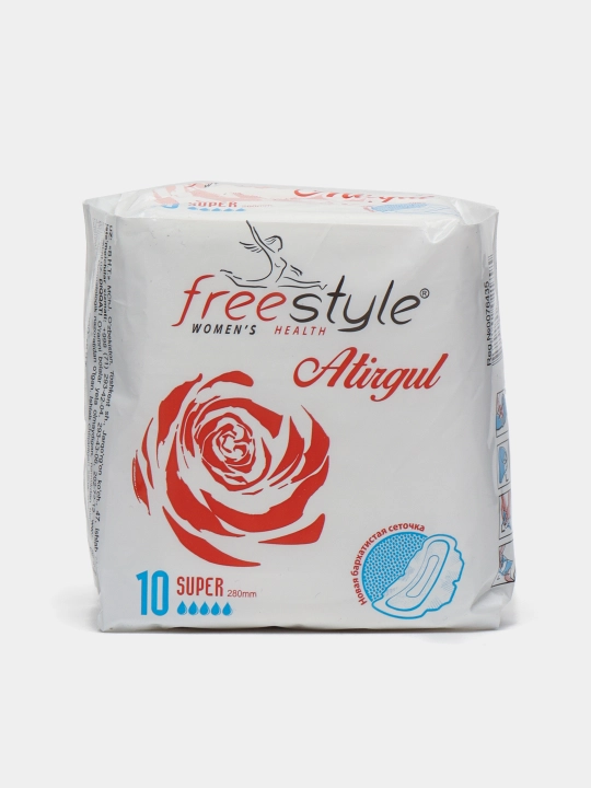 Ayollar gigienik tagliklari "Free Style Atirgul", 10 dona