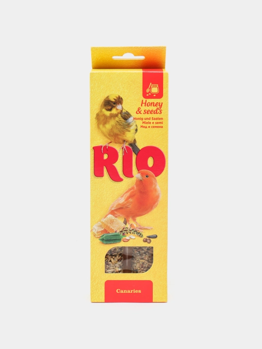Палочки для канареек с медом и полезными семенами Rio, 2 * 40 г - 