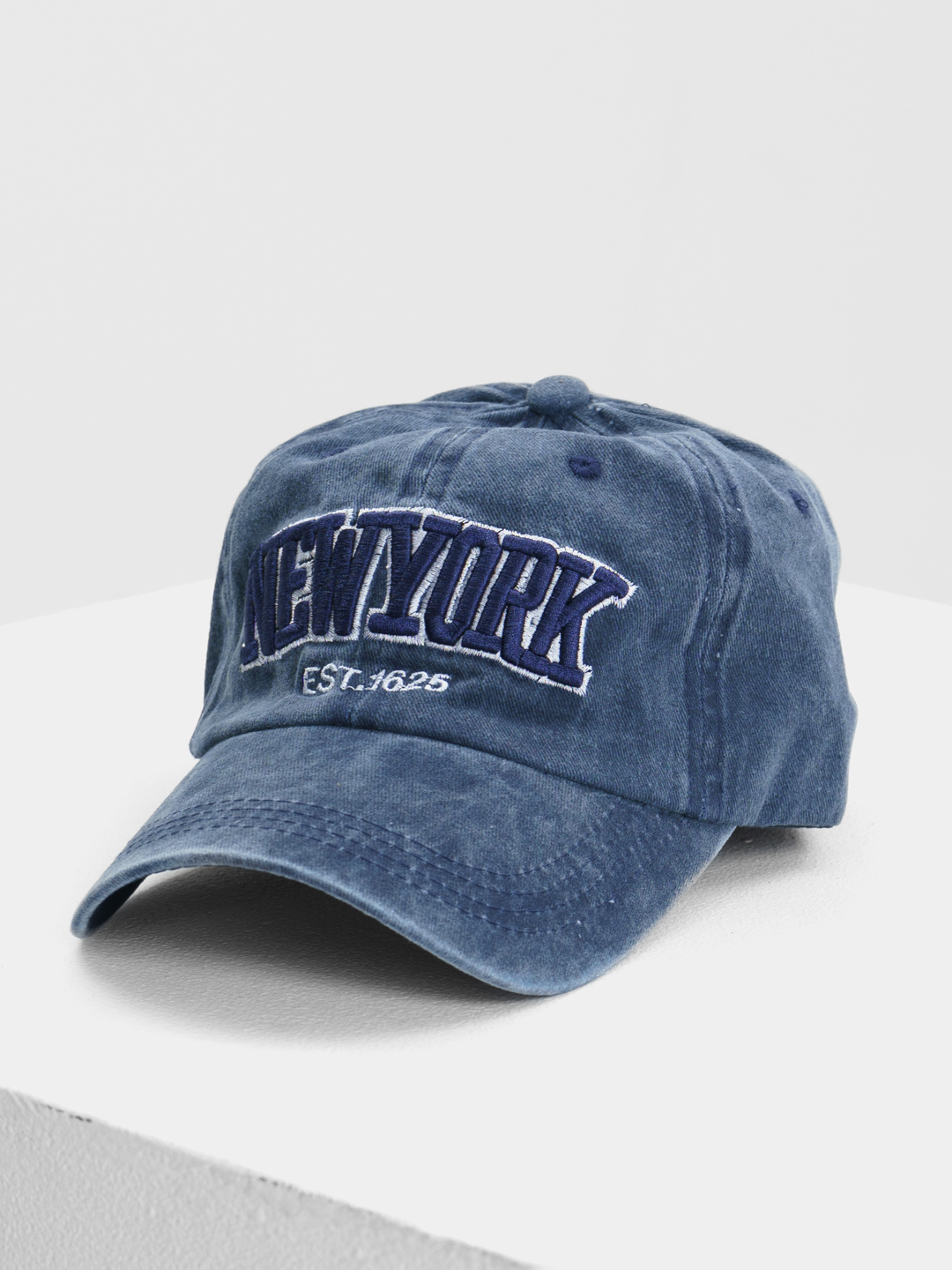 New York beysbol kepkasi vintaj, 100% paxtadan, o‘lchami 55-61 sm
