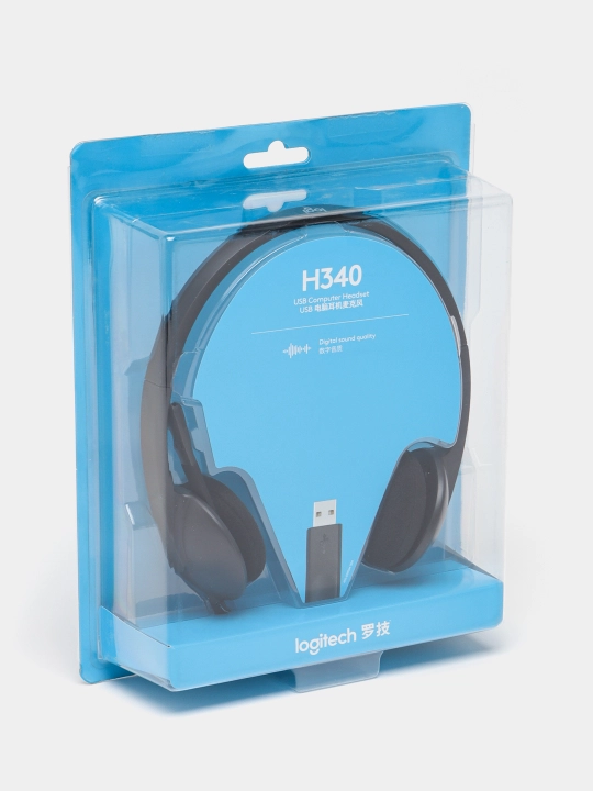 Kompyuter simli garniturasi Logitech H340 USB