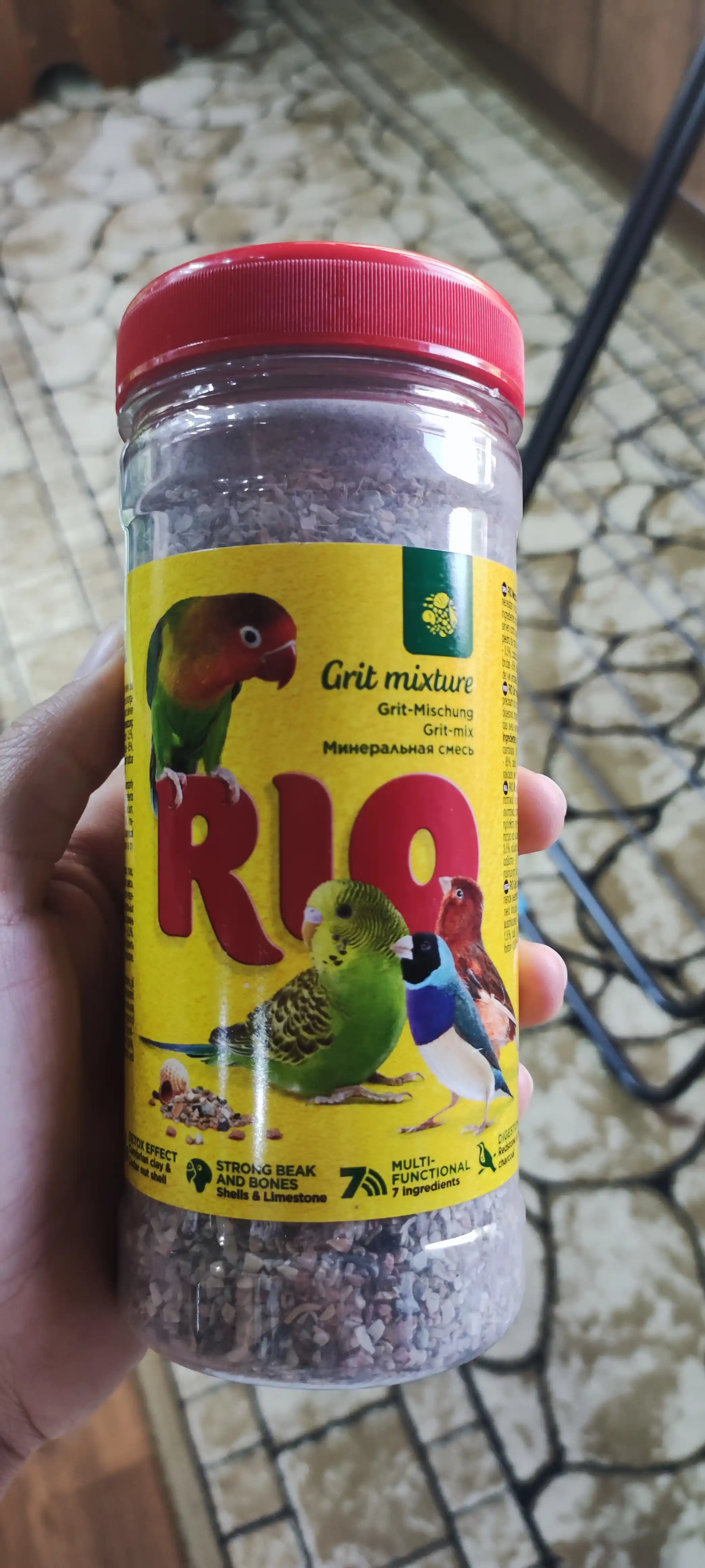 Mineral aralashma qushlarning barcha turlari uchun RIO, 520 g