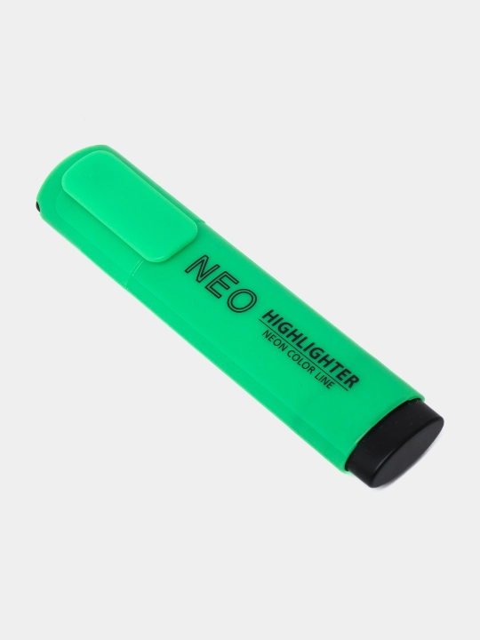 Маркер Hatber NEO, флюоресцентные чернила, зеленый