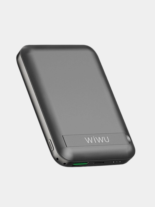 Wiwu Snap Cube Magnetic Wireless Charger Power Bank 10000mAh quvvat banki