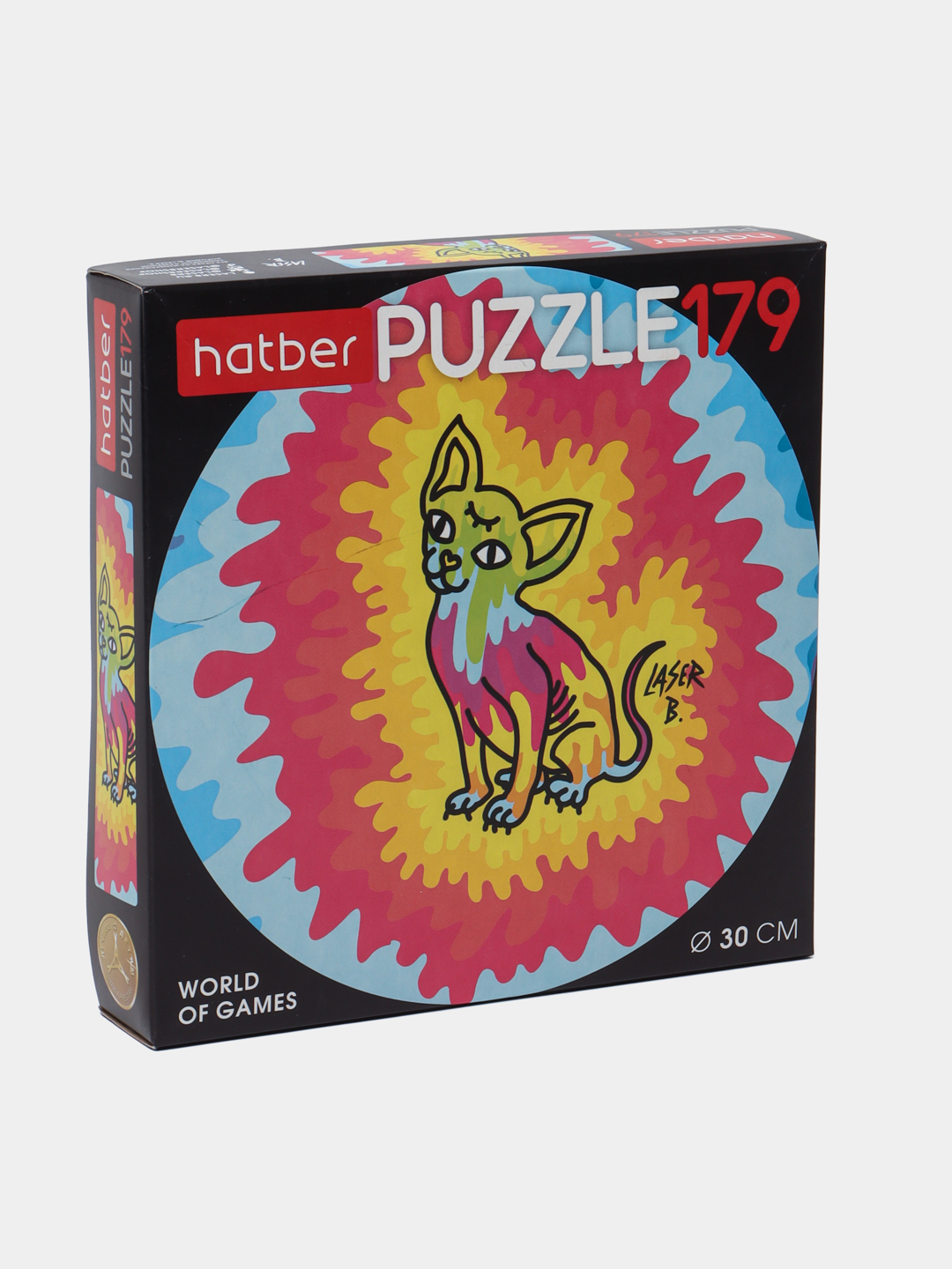 Pazl Hatber Lazer Bi, A4f, dumaloq, d300 mm, 179 element