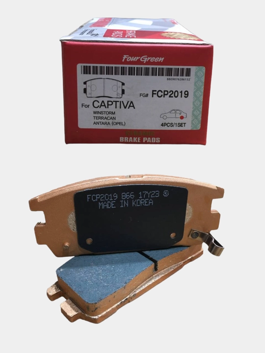 Keramik orqa tormoz kolodkalari  FourGreen, Captiva  FCP2019