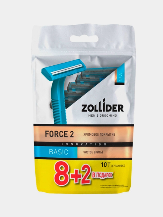 Ustara Zollider Force 2 Basic, 8+2 dona