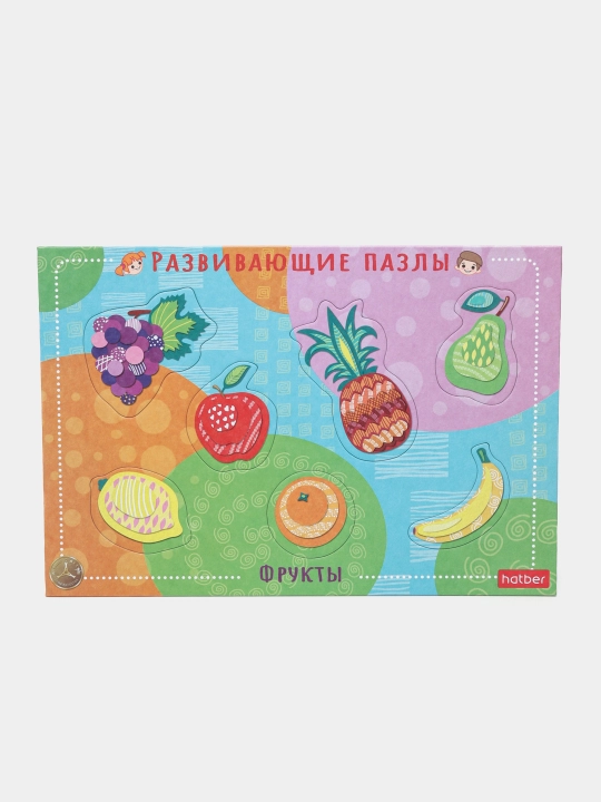 Rivojlanayotgan pazl, Hatber, meva, 300x200 mm - 