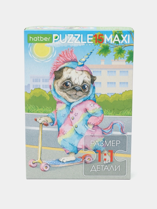 Pazl Eco Maxi-Mops 15 element, A4f, 220 * 330 mm - 
