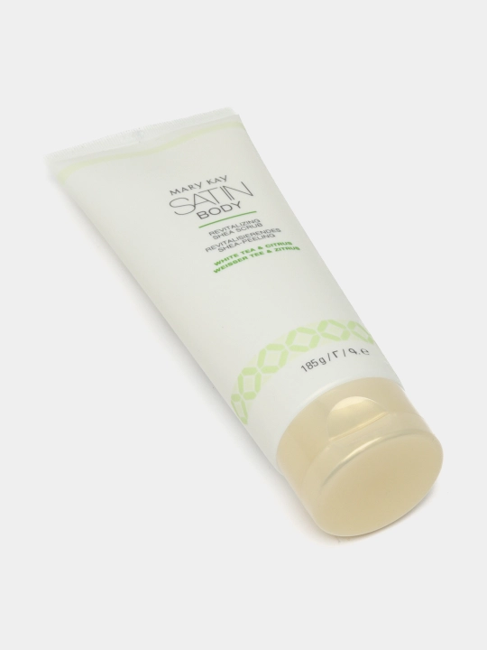 Yog 'tanasini yangilovchi skrab Shi SATIN BODY, Oq choy va sitrus 185 gr