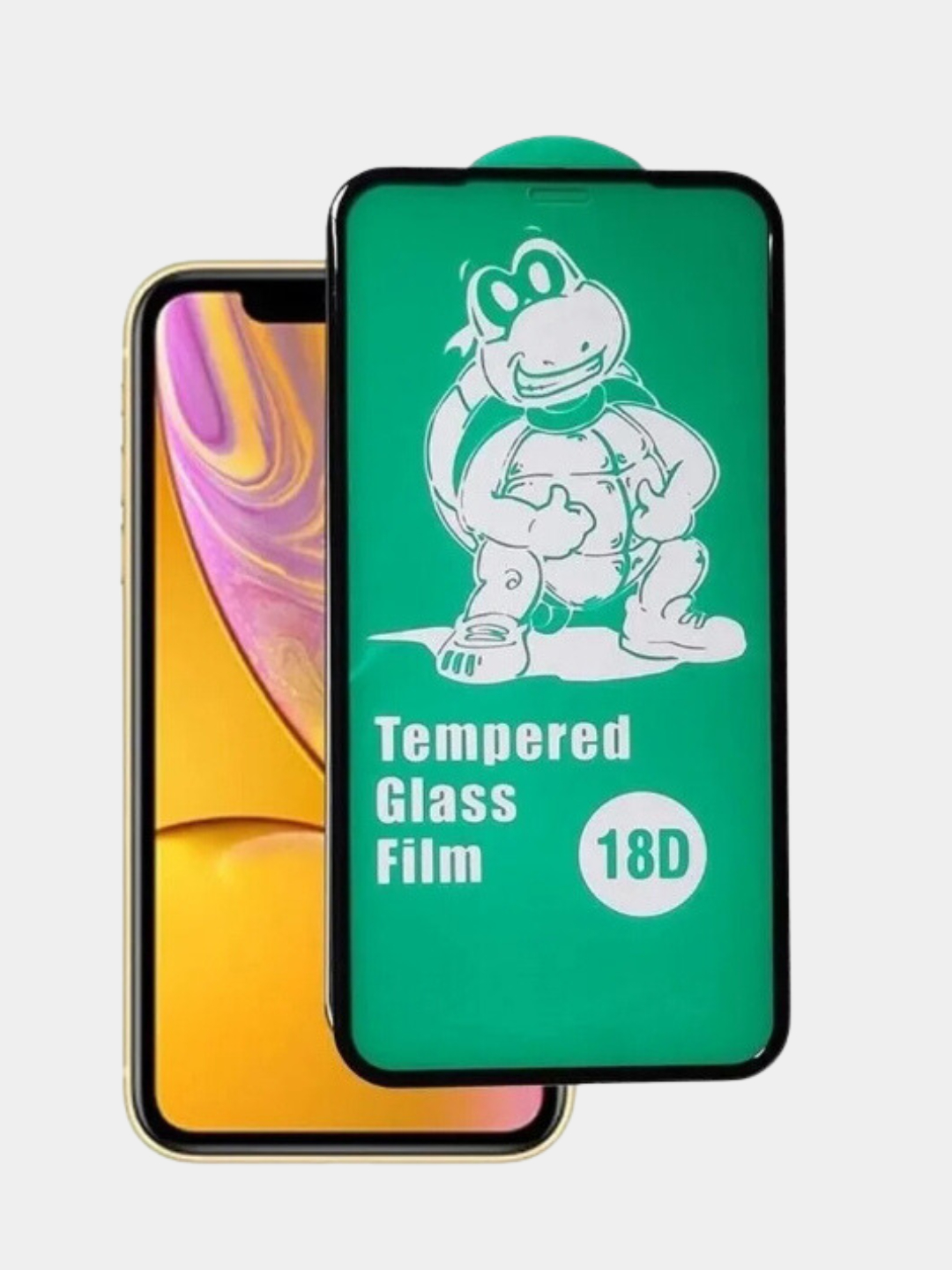 Защитное стекло Tempered Glass Film, для iPhone, 18 D купить по низким  ценам в интернет-магазине Uzum (520704)